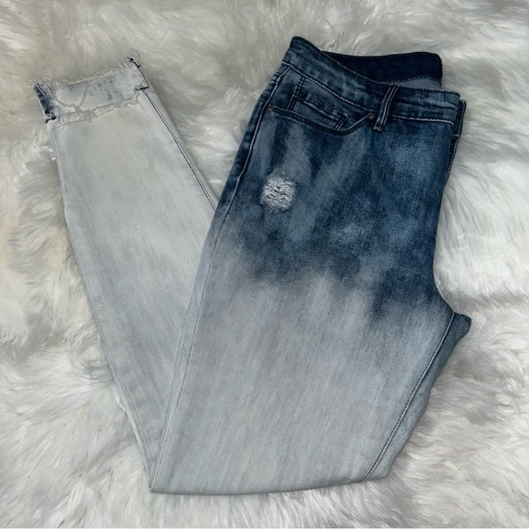 KIIND Of Two Tone Acid Washed Jeans Size 30 - Picture 6 of 9